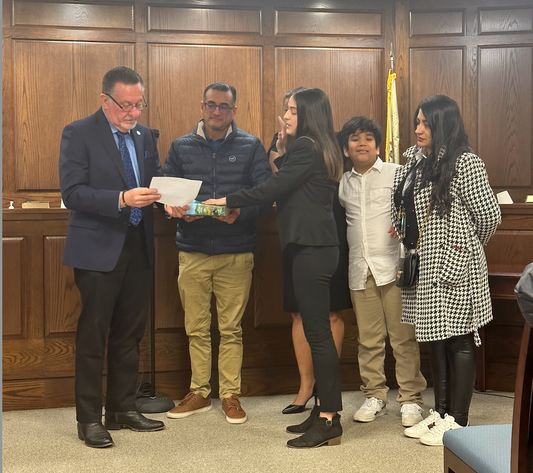 Swearing In Of New Police Officer Johanna Sanchez