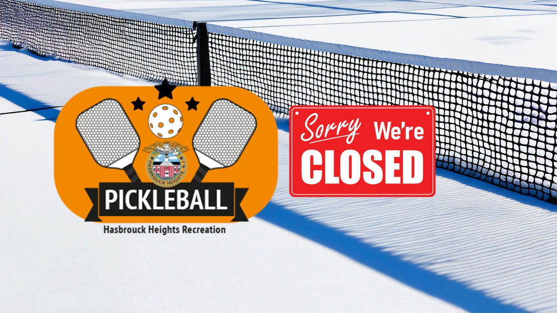 Pickleball Courts Closed When Snow Covered