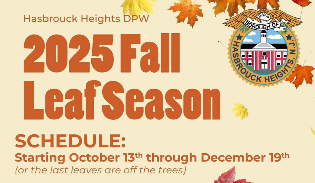 2025 Fall Leaf Schedule