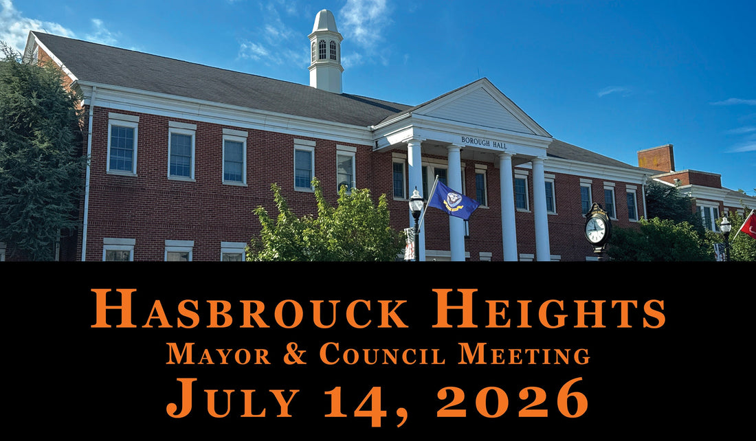 July 14, 2026 Mayor & Council Meeting Video & Slides