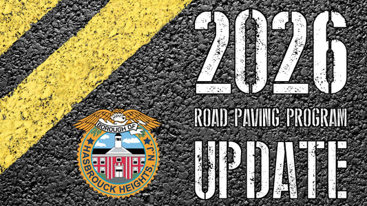 2026 Hasbrouck Heights Road Paving Update